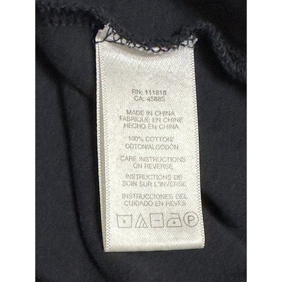 Michael Kors Solid Navy Blue 1/4 Zip Long Sleeve Pullover Shirt Mock Neck Mens L - Picture 4 of 7